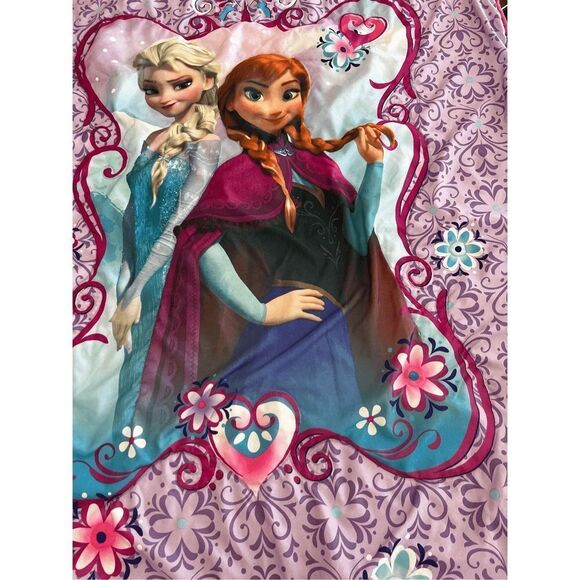 Frozen Anna and Elsa Blanket 42 X 53 Inches - Picture 4 of 12